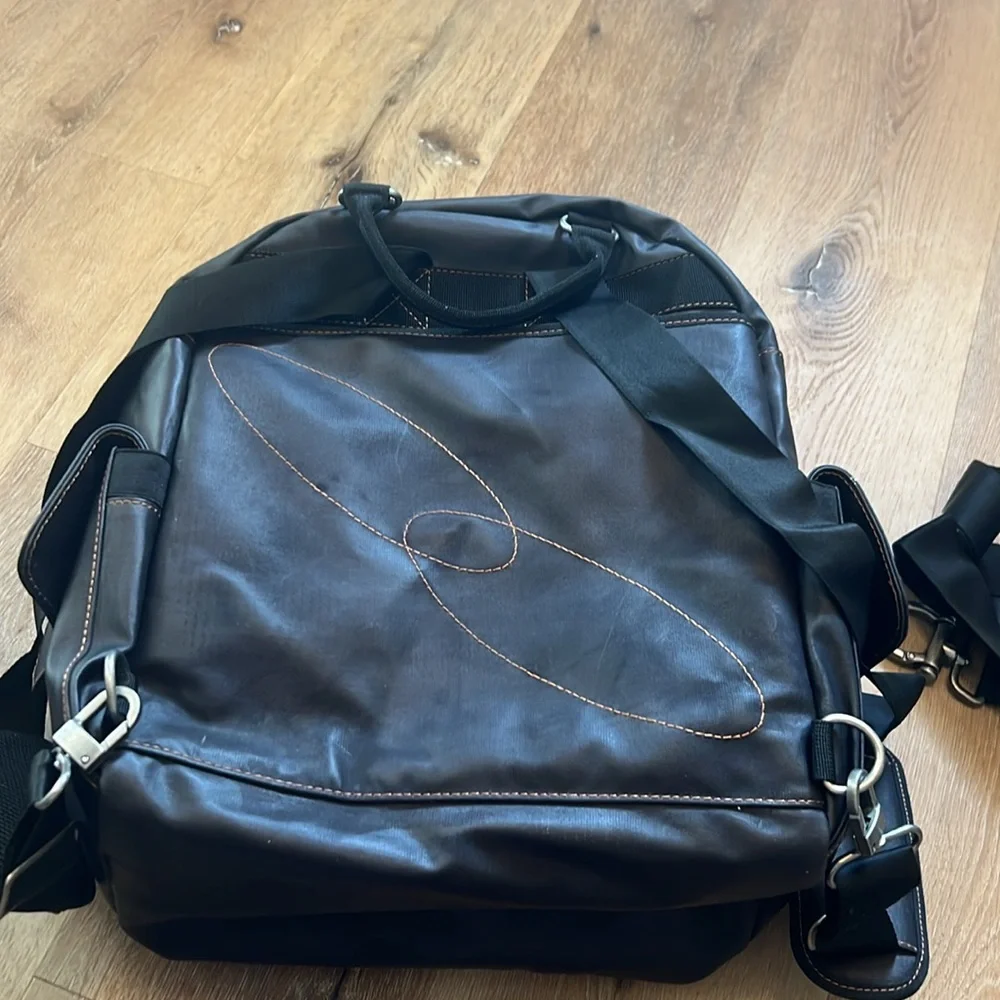 Chelsea & Scott backpack style diaper bag with optional strap